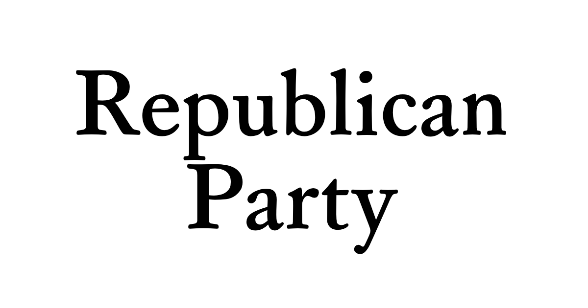Republican Party • Flowery Dictionary